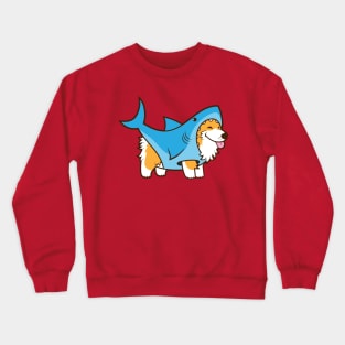 Corgi in a Shark Suit Crewneck Sweatshirt